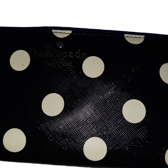 Kate Spade New York Staci Polka Dot Slim Bifold Wallet - Picture 3 of 10